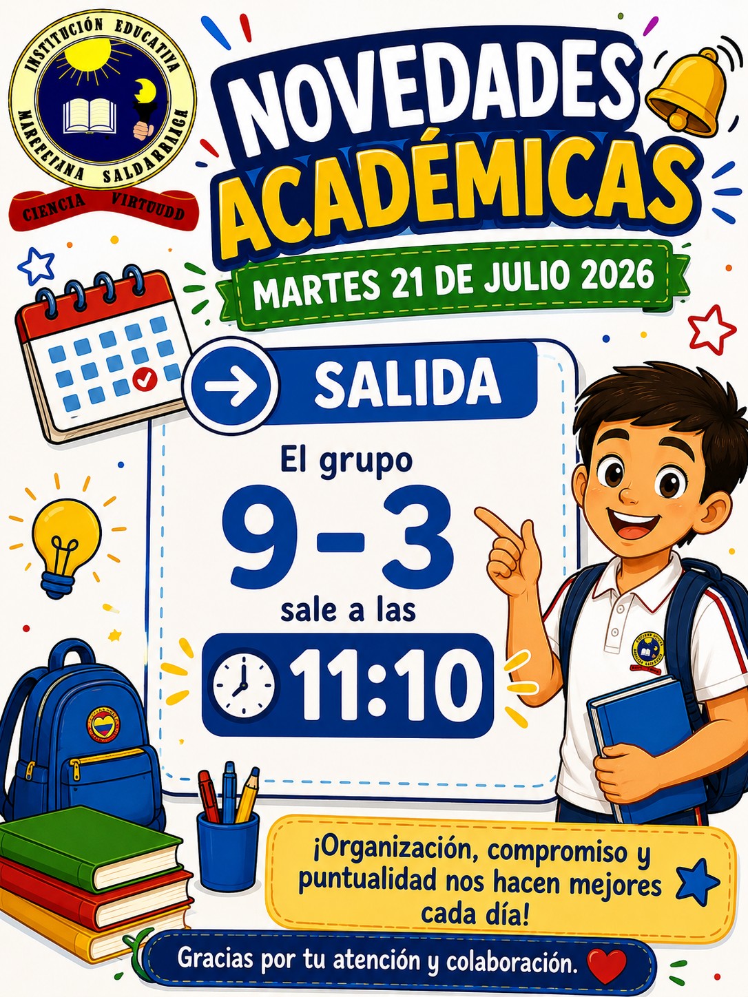 Novedades Martes 21 de julio